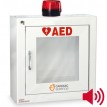 Cardiac Science AED Wall Cabinet Semi-Recessed with Alarm and Strobe